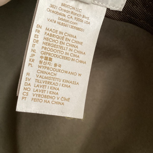 Brixton Wesley floppy Fedora hat 100% wool size xs - Picture 9 of 12